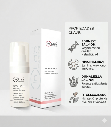 Contorno de Ojos ADRN Pro Salmon InLab Medical 20ml| Adiós a Ojeras y Arrugas