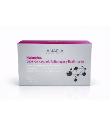 Ampollas Ácido Hialurónico de Anadia | Antiarrugas y Reafirmante 4x5ml