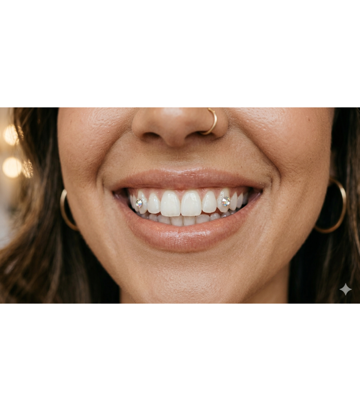 Kit Profesional Joyas Dentales Tooth Fairy para Salones de Estética