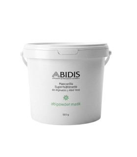 Mascarilla Super Hidratante Abipowder Abidis de Alginatos y Aloe Vera - peel off | Hidratación Profesional (500g)