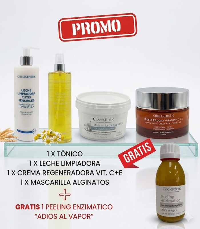 Pack Higiene Facial Cibelesthetic Peeling Enzimático GRATIS 🧖‍♀️