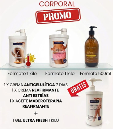 Pack Remodelación Cibelesthetic Crema + Aceite + Gel GRATIS 🌀