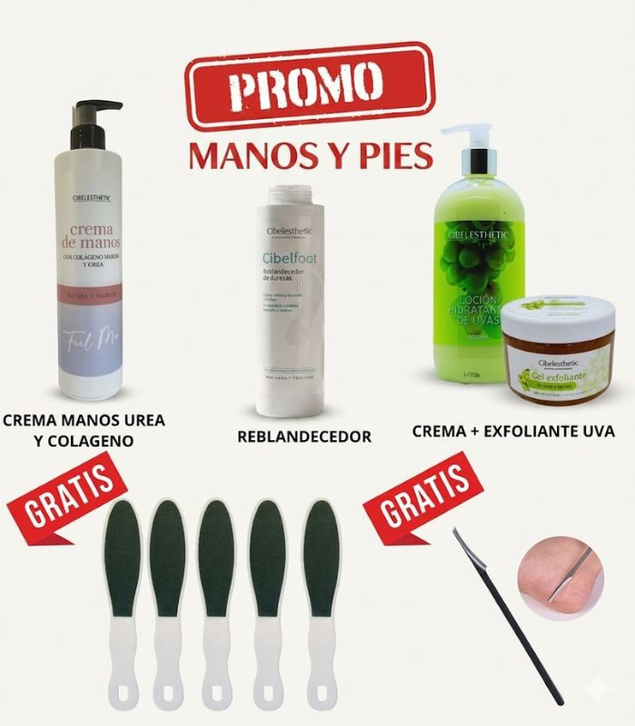 Pack Manicura y Pedicura Cibelesthetic Limas y Raspa GRATIS 💅