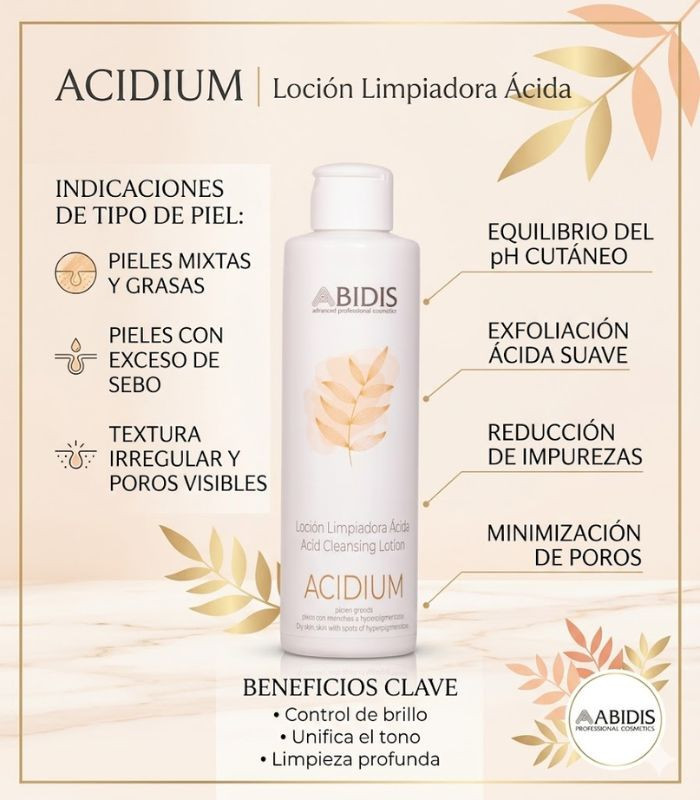 Abidis Acidium: Loción Limpiadora Ácida 🧪