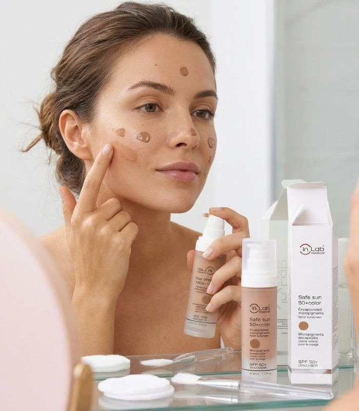 In Lab Medical Safe Sun 50+ CON COLOR| Protección Facial Profesional