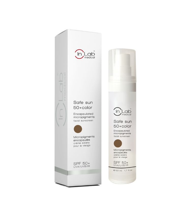 In Lab Medical Safe Sun 50+ CON COLOR| Protección Facial Profesional
