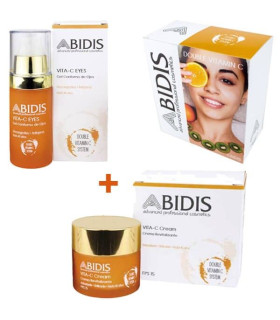 Abidis - Pack Antiox - VITA-C CREAM + VITA-C EYES - Crema y Contorno Vitamina C