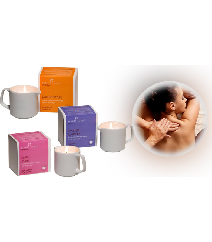 Vela de Aceite Masaje Beauty Image 80g Hidratación y Relax 🕯️