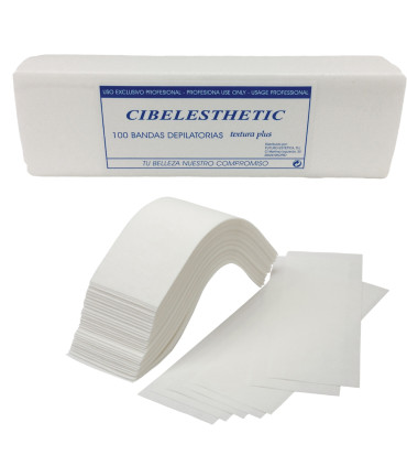Cibelesthetic - Bandas depilatorias Textura Plus - 100 uds
