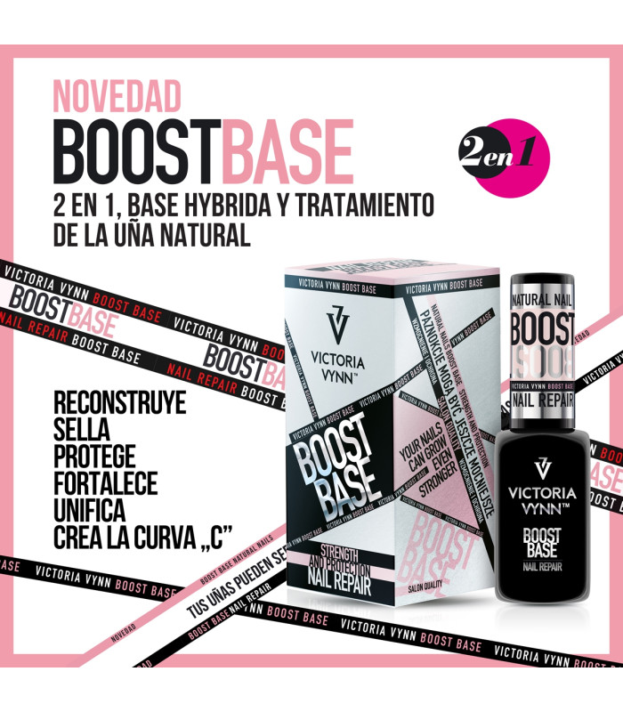 Victoria Vynn - Boost Base. 2en1 Base Hybrida y tratamiento uña natural 8 ml.
