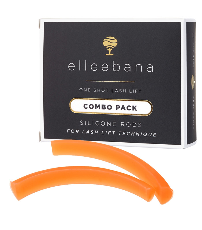 Elleebana - Lifting de pestañas: Combo pack moldes de silicona (4 pares)