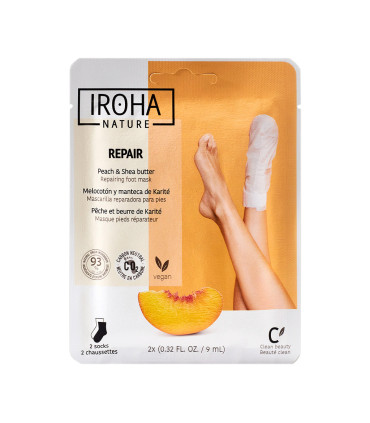 Calcetines Mascarilla Melocotón Pies 👣 Iroha Nature Pro