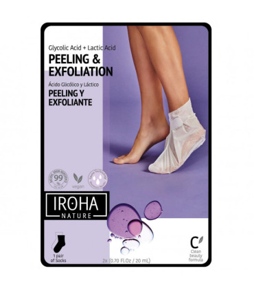 Calcetines Exfoliación PIES Lavanda 👣 Iroha Nature Pro