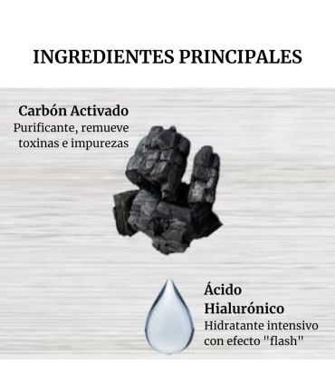 Mascarilla Carbón Activo Tisú Balancing 🖤 Iroha Pro