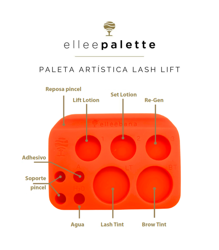 Paleta Elleepalette: Organiza tu Lash Lift y Tinte 🤩
