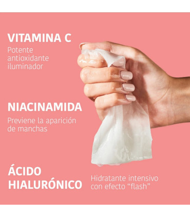 Mascarilla Iluminadora Vitamina C ✨ Iroha Nature Pro