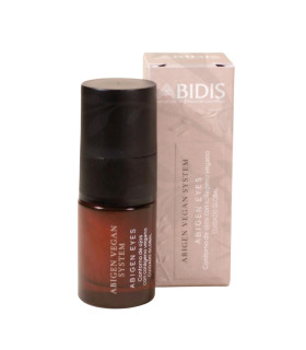 Abidis - ABIGEN EYES Contorno de Ojos (15ml) - Colágeno Vegano Tipo III, Antiedad Global, Antipigmentación y Microbioma Balance