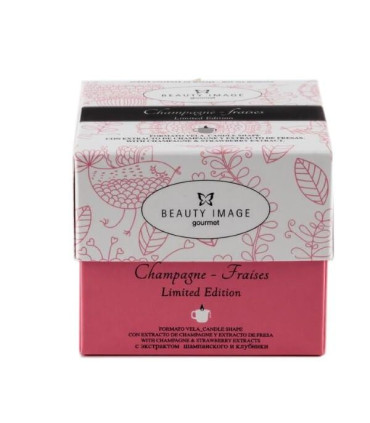 Beauty Image - Vela de masaje de Champagne + Fresa 35g