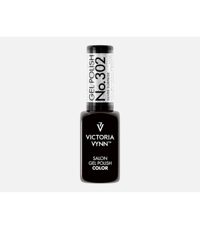 Victoria Vynn - Gel Polish 302 Silver surprise - glitter 8ml