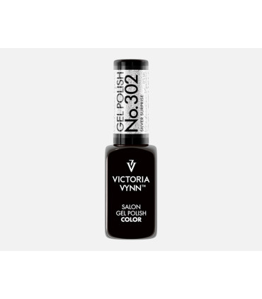 Victoria Vynn - Gel Polish 302 Silver surprise - glitter 8ml