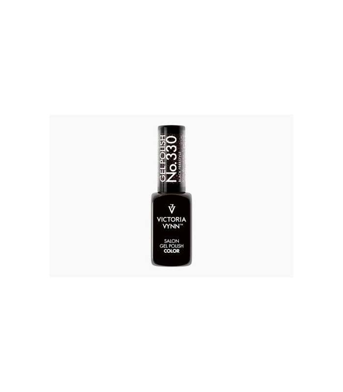 Victoria Vynn - Gel Polish 330 Black freestyle- shimmer 8ml