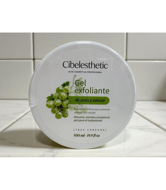 Gel Exfoliante Corporal, manos y pies 🌿 Cibelesthetic 500ml Profesional
