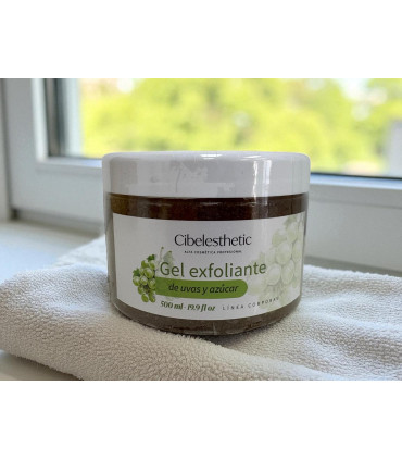 Gel Exfoliante Corporal, manos y pies 🌿 Cibelesthetic 500ml Profesional
