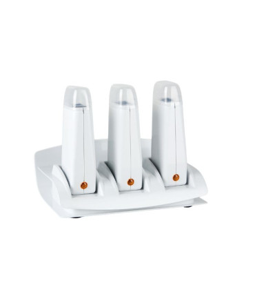 Base Calentadora Triple para Pistolas Roll-On | Fundidor 3 Cartuchos Uso Profesional