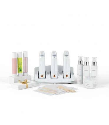 Base Calentadora Triple para Pistolas Roll-On | Fundidor 3 Cartuchos Uso Profesional