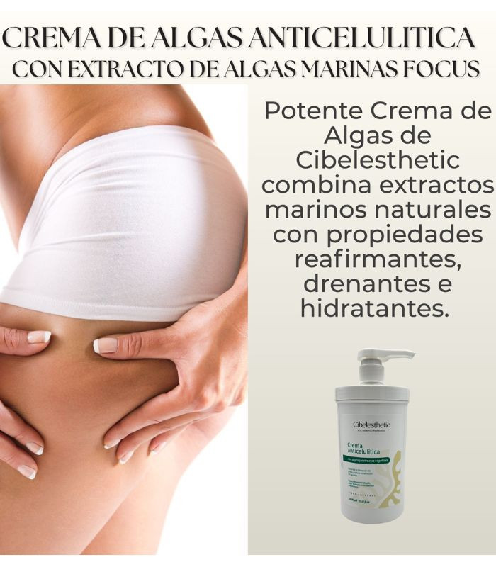 Crema Anticelulítica de Algas 🌿 Profesional Cibelesthetic