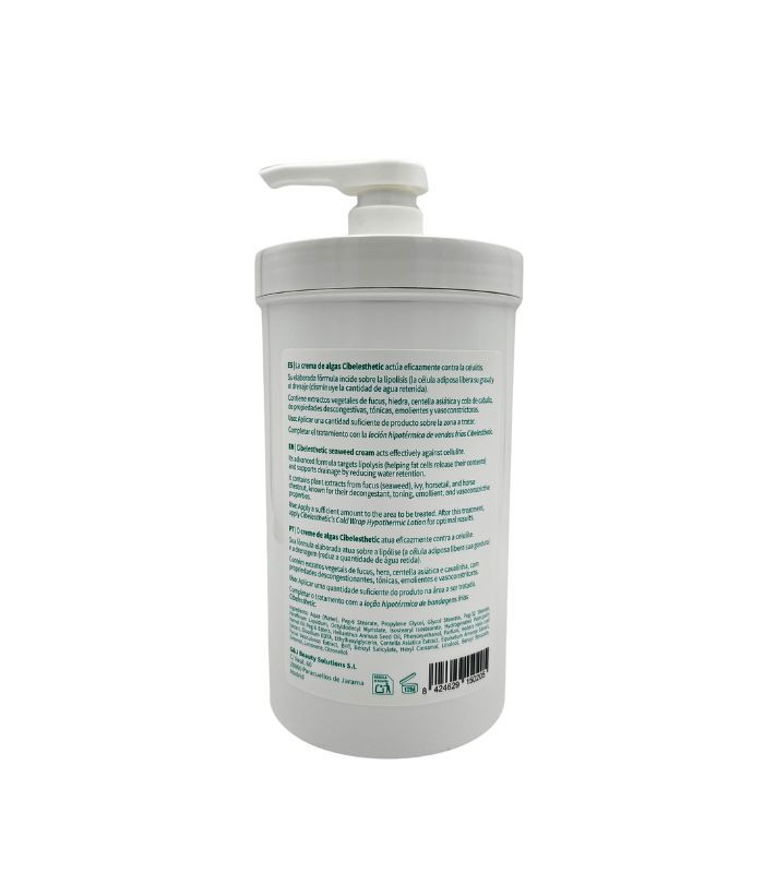 Crema Anticelulítica de Algas 🌿 Profesional Cibelesthetic