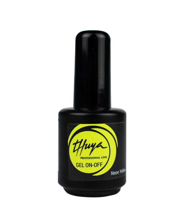 THUYA Gel On-Off NEON YELLOW 14ml | Esmalte Amarillo Flúor