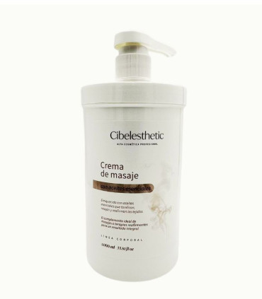 Crema de Masaje 🌿 Aceites Esenciales Cibelesthetic 1000ml