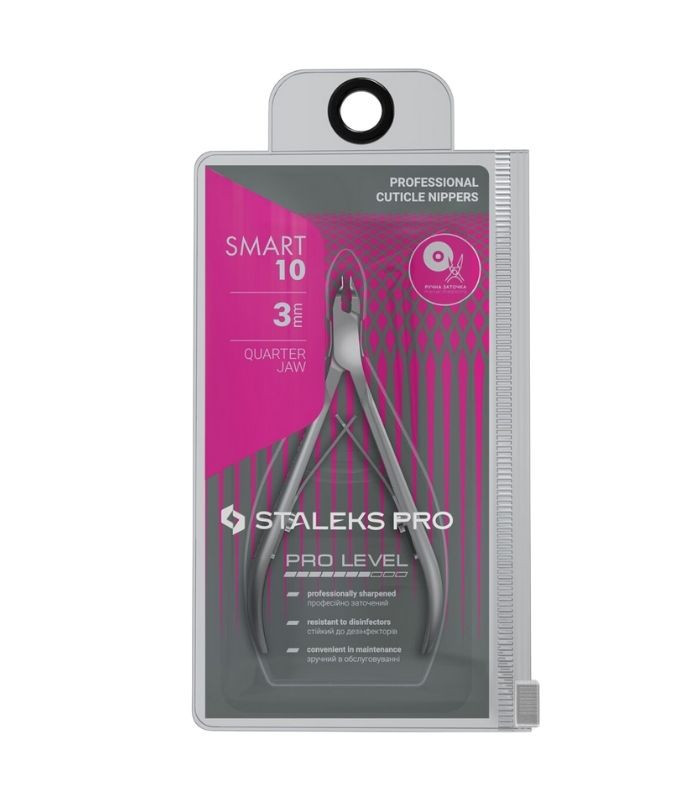 Alicates Cutículas Staleks Pro Smart 10 3mm NS-10-3 ✨