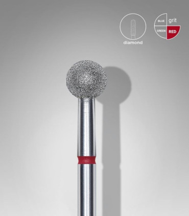 Fresa Diamante Bola 5mm (FA01R050) Manicura Rusa 💎