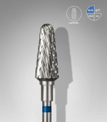 Fresa Carburo Cono 6mm Azul	Retiro Gel/Acrílico 💅
