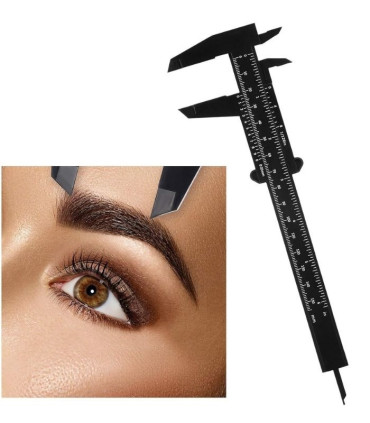 Escalímetro para Cejas | Calibrador Profesional 📐