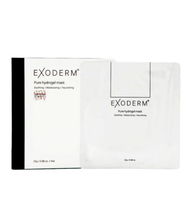 Inlab Medical EXODERM Pure Hydrogel Mask (5 uds) | Mascarilla Post-Tratamiento, Calma y Regeneración con Ácido Hialurónico | Ide