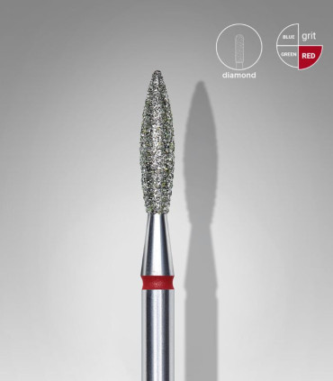 Punta Diamante Flama 2.3mm FA10R023/10	Manicura Rusa ❤️