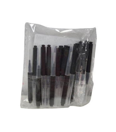 25 Cepillos Pestañas con Tapa	Gupillón para Extensiones 👁️✨