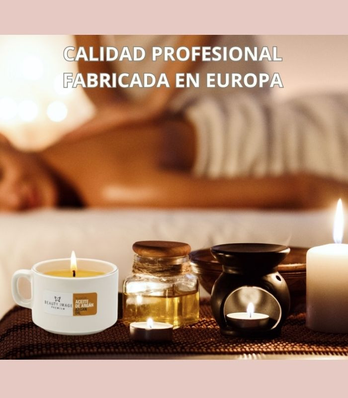 Vela Masaje Oro Glamour Beauty Image 35g Argán y Brillo ✨