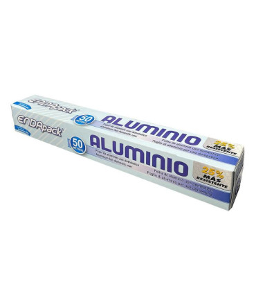 Aluminio Gofrado Endapack 50m 25% Más Resistente 💇‍♀️*