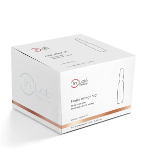 Inlab Ampollas Flash Effect Vitamin C | Antioxidante e Iluminador Facial | 30 uds x 1.5ml