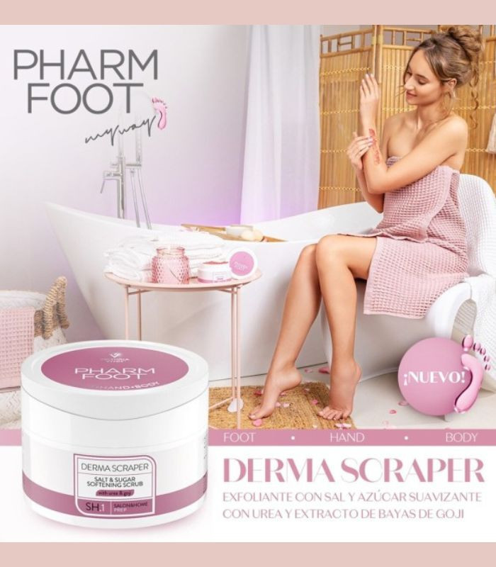 Exfoliante Sal y Azúcar Pies 200ml 👣 Foot Scraper Pro