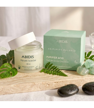 Abidis Purifier Acid: Gel Glicólico Piel Grasa 🌿