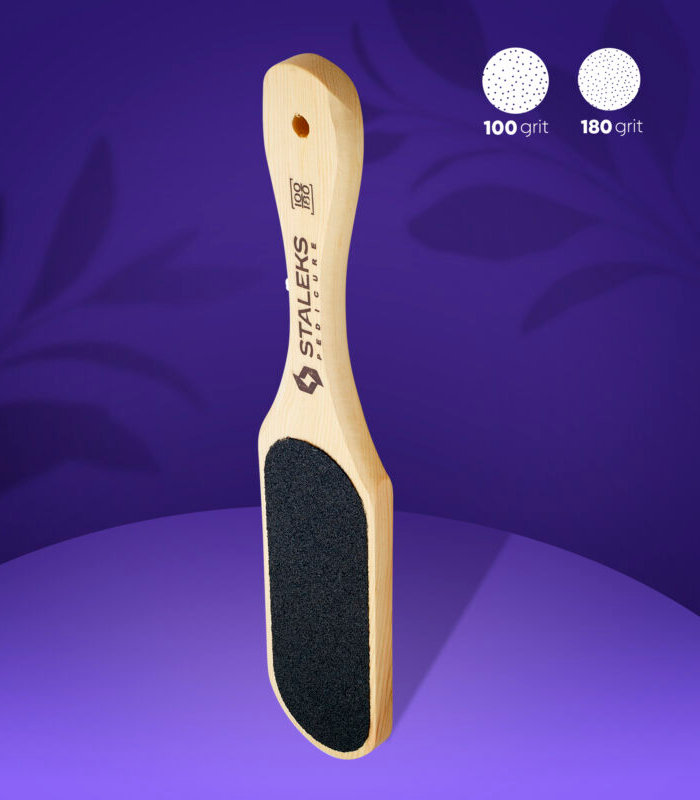 Lima de Madera para Pies Staleks Beauty & Care 10 (100/180) | Pedicura Natural