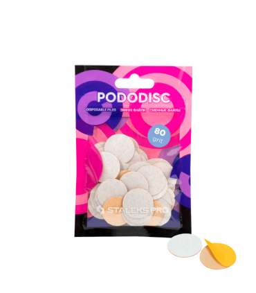 Recargas Blancas Pododisc Staleks Pro M (50 uds) | Lijas Desechables 20mm