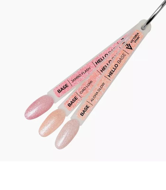 Victoria Vynn Hello Base Aloha Glow (8ml) | Base Rubber Holográfica