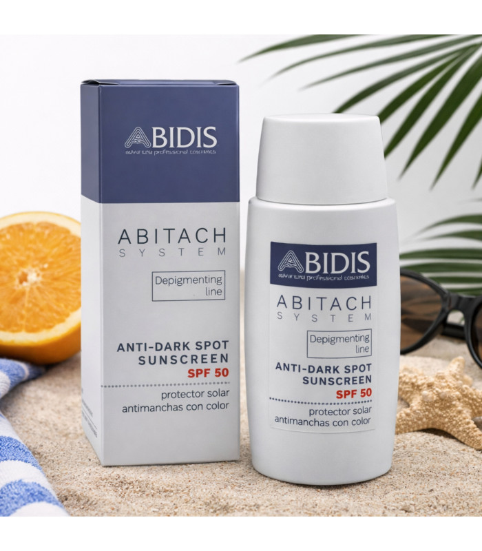 Protector Solar Abitach Despigmentante FPS 50+ con Color 50ml de Inlab Medical | Antimanchas